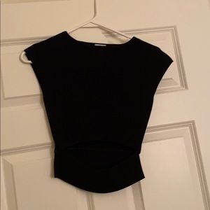 Aritzia Wilfred free cut out top